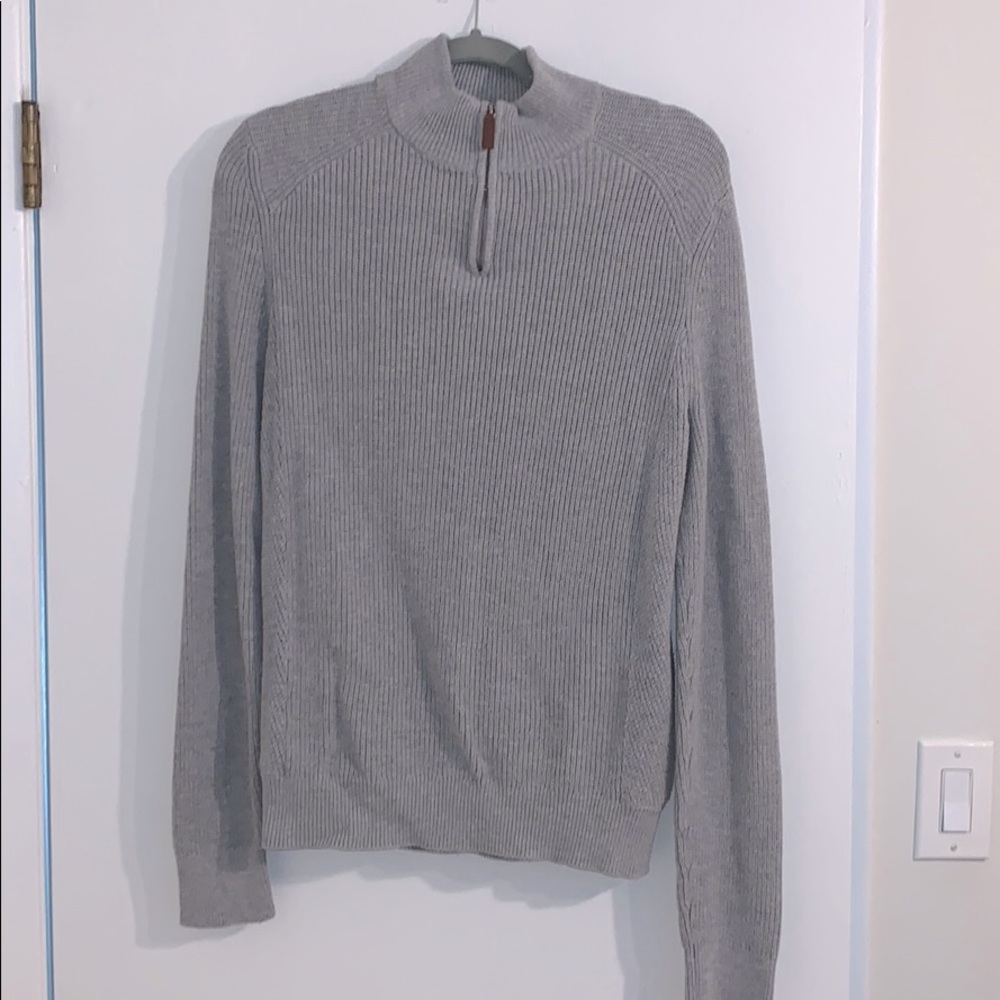 Banana republic quarter zip sweater.